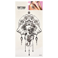 Тимчасове татуювання "Слон у квітах Tattoo" 1020-HM1651 (1020-HM1651)