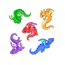 Тимчасове татуювання Дракони Ink-Ok 3222959, 7 картинок (3222959)