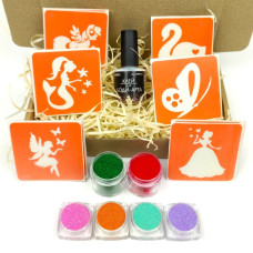 Набор для био-тату "Для девочек №1 - глиттер" set-girls-1-glitter(set-girls-1-glitter)