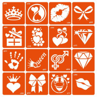 Набор трафаретов для био-тату "Микс для девочек №3" mix_for_girls_simple_3-16(mix_for_girls_simple_3-16)