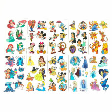 Набор детских временных тату "Мультики" cartoons-tatoo-set-10, 12х7 см 10 тату(cartoons-tatoo-set-10)