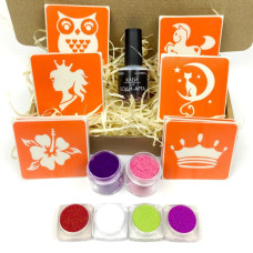 Набор для био-тату "Для девочек №2 - глиттер" set-girls-2-glitter(set-girls-2-glitter)