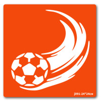 Трафарет для био-тату Футбол-1 j091-24*24см, размер 24 х 24см (j091-24*24см)