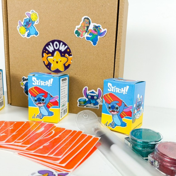 Набор для био-тату "Wow Box Стич" wow-box-stich-5 для 5 детей(wow-box-stich-5)