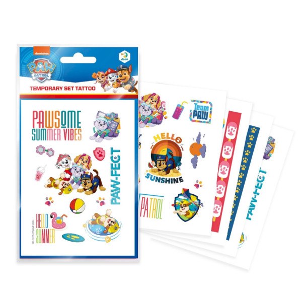 Набор детских временных татуировок "Paw Patrol" 200436, 4 листа(200436)
