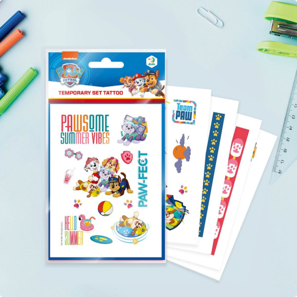 Набор детских временных татуировок "Paw Patrol" 200436, 4 листа(200436)