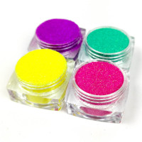 Набір гліттера для біо-тату «Райдужний №5» glitter-set-4x-5, 4 кольори  (glitter-set-4x-5)