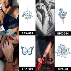 Набор из 4 долговременных тату «Красота природы» SPX-set-04, 5 х 5 см(SPX-set-04)