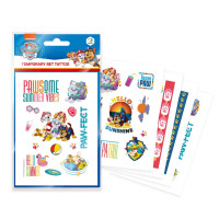 Набір дитячих тимчасових татуювань "Paw Patrol" 200436, 4 листи (200436)