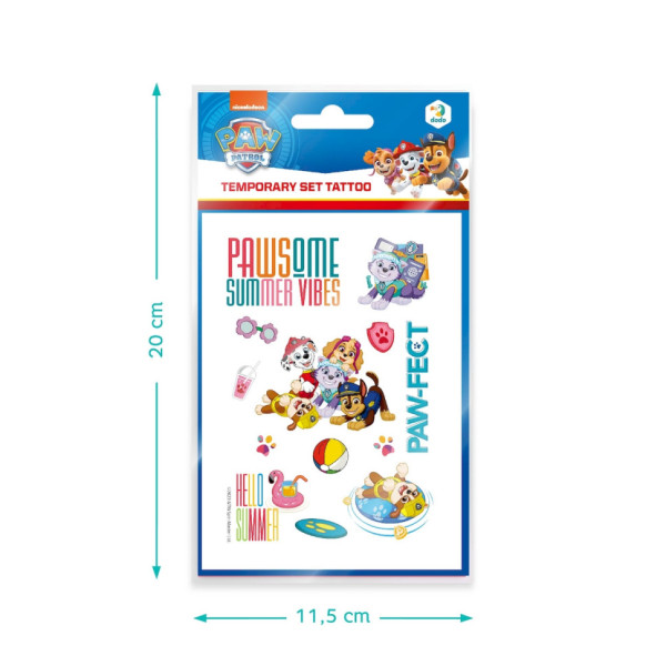 Набір дитячих тимчасових татуювань "Paw Patrol" 200436, 4 листи (200436)