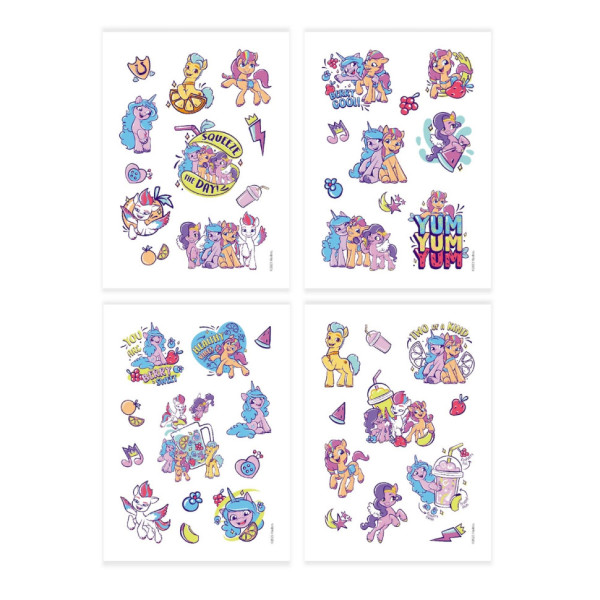 Набір дитячих тимчасових татуювань "My Little Pony" 200438, 4 аркуші (200438)