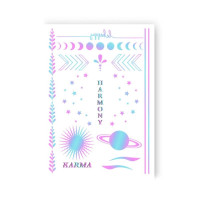 Набір тимчасових татуювань "Harmony mood" LB-186 голограма                                                                    (LB-186)