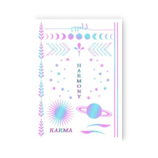 Набір тимчасових татуювань "Harmony mood" LB-186 голограма                                                                    (LB-186)