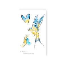 Набір тимчасових татуювань "Ластівка" L-48 (L-48)