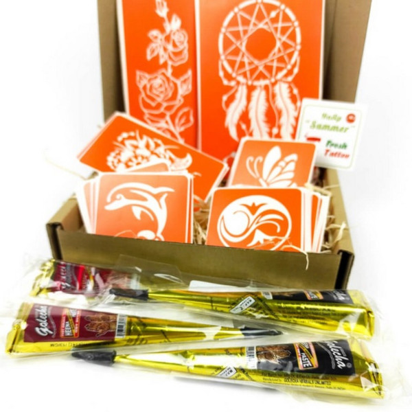 Набір для біо-тату "Літо 2.0 - хна" set-summer-v2-hena (set-summer-v2-hena)