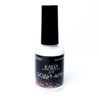 Клей для біо-тату kley-ua-12 прозорий з широким пензлем, 12 мл (kley-ua-12)