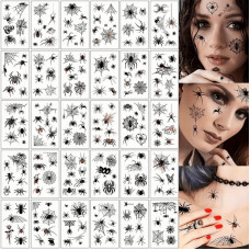 Набор детских временных татуировок "Halloween black" tatto-halloween-black-set-30(tatto-halloween-black-set)