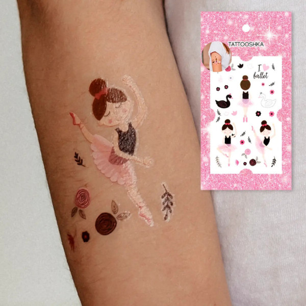 Набір тимчасових татуювань "Балерина" EC-402 (EC-402)
