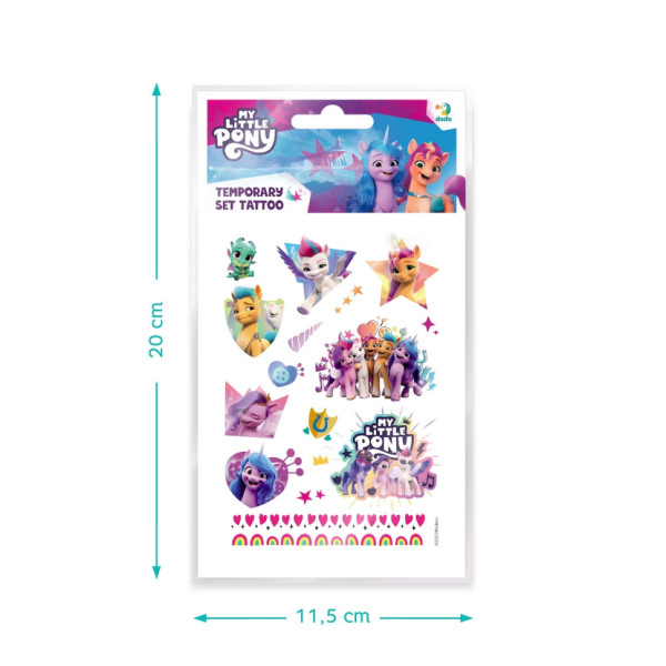 Набор детских временных татуировок "My Little Pony" 200437, 4 листа(200437)