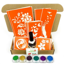 Набір для біо-тату "Літо 2.0 - гліттер" set-summer-v2-glitter (set-summer-v2-glitter)