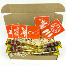 Набір хни з трафаретами для біо-тату №2 henna-set-02 (henna-set-02)