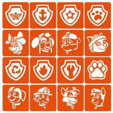 Набір трафаретів для біо-тату "Щенячий патруль" paw-patrol-16 (paw-patrol-16)