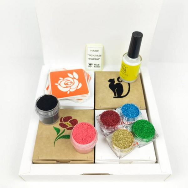 Подарунковий набір для біо-тату "Яскраві фарби" gift-set-jaskravi-farbi (gift-set-jaskravi-farbi)