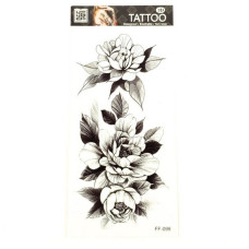 Тимчасове тату "Квіти" FF-099 розмір 19 х 9 см (FF-099)