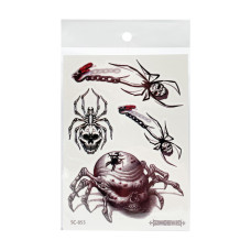 Татуювання дитяче "Павук з черепом" 1510CT(SC-855) (119086) (1510CT(SC-855))