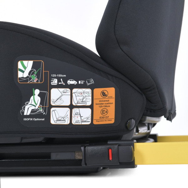 Автокрісло-бустер ME 1112 i-GO Black із кріпленням Isofix (ME 1112 Black)