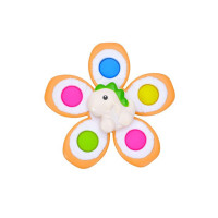 Детская погремушка-спинер с мягкими кнопками "Динозавр" GZ-05-1(GZ-05-1)