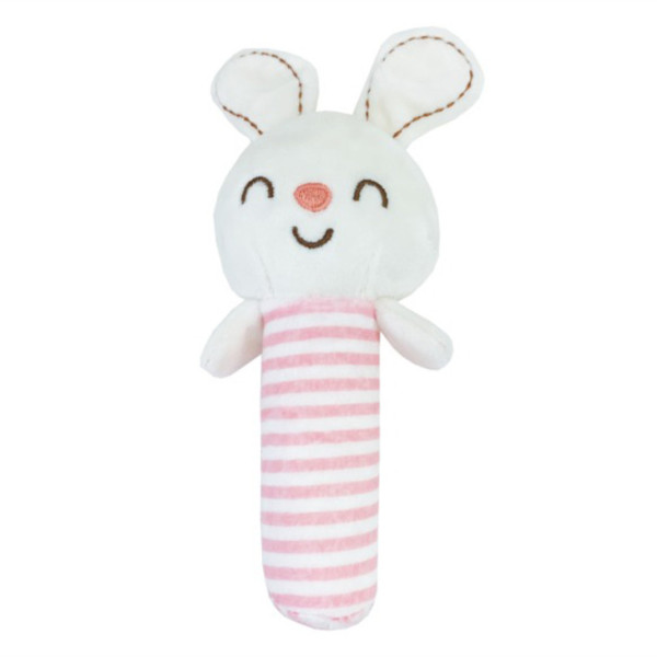 М`яка іграшка-брязкальце "Заєць" TM TOLOLO MGZ-1212-3 (MGZ-1212-3)