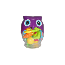 Детский набор погремушек Совушка 351-6 в колбе  Фиолетовый