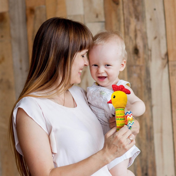 Іграшка м'яконабивна «Брязкальце Півник» МС 010302-02 (МС 010302-02)