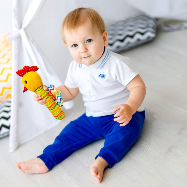 Іграшка м'яконабивна «Брязкальце Півник» МС 010302-02 (МС 010302-02)