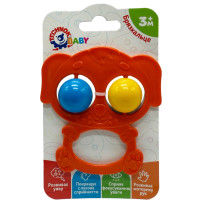 Дитяче брязкальце "Собачка" 9338TXK-6 помаранчевий (9338TXK-6)