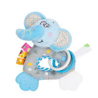 Брязкальце H168251-3ABC тварина м'яка з прорізувачем 18*5*15  Слоник (H168251-3B)