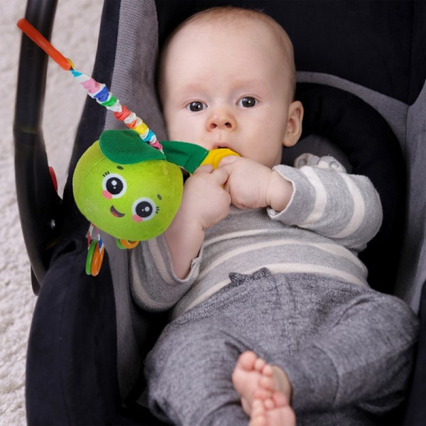 Брязкальце-підвіска з прорізувачем "Яблуко" МС 110604-19                                               (МС 110604-19)