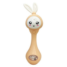 Інтерактивна іграшка-брязкальце "Зайчик" MGZ-1210(Peach) (MGZ-1210(Peach))