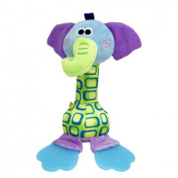 М`яка іграшка-брязкальце "Слон" TM Happy Monkey MGZ-1216-2 з дзвіночком (MGZ-1216-2)