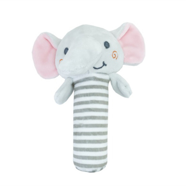 М`яка іграшка-брязкальце "Слон" TM TOLOLO MGZ-1212-4 (MGZ-1212-4)