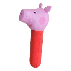 Іграшка брязкальце-паличка "Свинка Пеппа" МС 080602-10 м'яконабивна