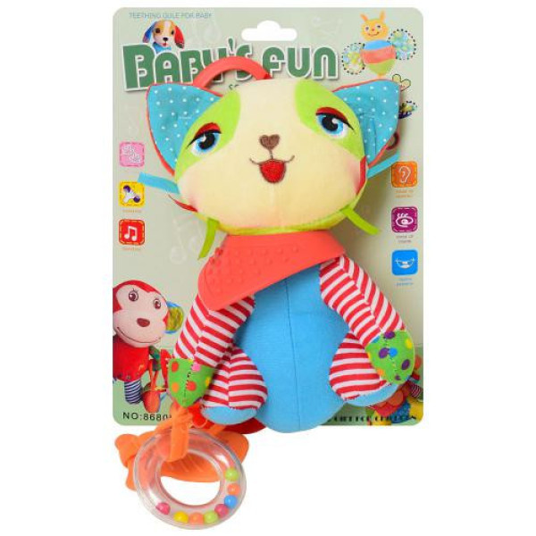 Детская подвеска на коляску Животные 8280, 3 вида Кот