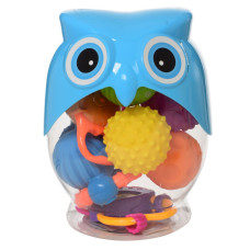 Дитячий набір брязкальце 8350A-38 в колбі Блакитний
