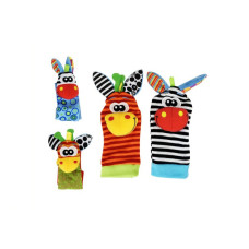 Набір шкарпетки та браслетики "Зебра та жираф" MGZ-1209 (MGZ-1209)