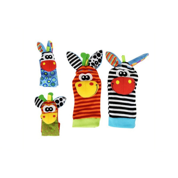 Набір шкарпетки та браслетики "Зебра та жираф" MGZ-1209 (MGZ-1209)