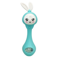 Інтерактивна іграшка-брязкальце "Зайчик" MGZ-1210(Turquoise) (MGZ-1210(Turquoise))