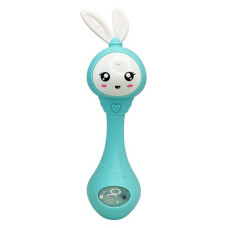 Інтерактивна іграшка-брязкальце "Зайчик" MGZ-1210(Turquoise) (MGZ-1210(Turquoise))