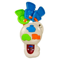 Брязкальце в ручку 0612 брелок, світло, звук, мелодії (0612B)