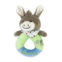 М`яка іграшка-брязкальце "Віслюк" TM Tony Lvee MGZ-1217-3 (MGZ-1217-3)